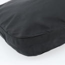 PRADA Chain Shoulder Bag Nylon Black Silver Auth bs36754A-13