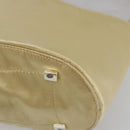 PRADA Hand Bag Vinyl Gold Auth bs36756-14