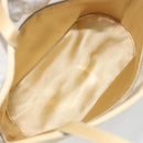 PRADA Hand Bag Vinyl Gold Auth bs36756-10