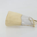 PRADA Hand Bag Vinyl Gold Auth bs36756-3