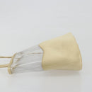 PRADA Hand Bag Vinyl Gold Auth bs36756-4