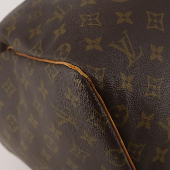 LOUIS VUITTON Monogram Keepall 55 Boston Bag M41424 LV Auth bs36758