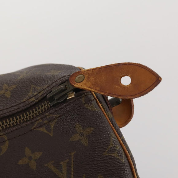 LOUIS VUITTON Monogram Keepall 55 Boston Bag M41424 LV Auth bs36758