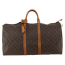 LOUIS VUITTON Monogram Keepall 55 Boston Bag M41424 LV Auth bs36758-13