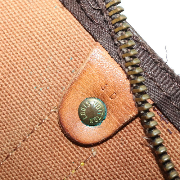 LOUIS VUITTON Monogram Keepall 55 Boston Bag M41424 LV Auth bs36758