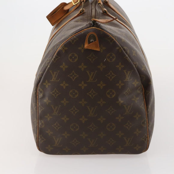 LOUIS VUITTON Monogram Keepall 55 Boston Bag M41424 LV Auth bs36758