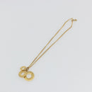 CELINE Necklace Metal Gold Auth bs36760-2
