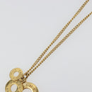 CELINE Necklace Metal Gold Auth bs36760-4