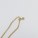 CELINE Necklace Metal Gold Auth bs36760-6