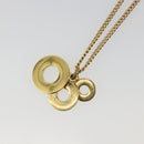 CELINE Necklace Metal Gold Auth bs36760-9