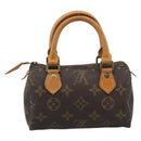 LOUIS VUITTON Monogram Mini Speedy Hand Bag M41534 LV Auth bs36762-3