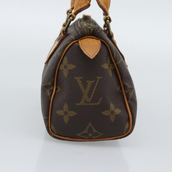 LOUIS VUITTON Monogram Mini Speedy Hand Bag M41534 LV Auth bs36762