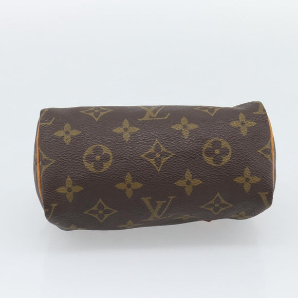 LOUIS VUITTON Monogram Mini Speedy Hand Bag M41534 LV Auth bs36762