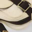LOUIS VUITTON Antigua Buzas PM Bag Canvas White Brown M40042 LV Auth bs36763-15