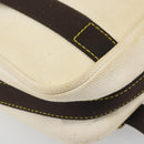 LOUIS VUITTON Antigua Buzas PM Bag Canvas White Brown M40042 LV Auth bs36763-17