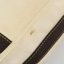 LOUIS VUITTON Antigua Buzas PM Bag Canvas White Brown M40042 LV Auth bs36763-9