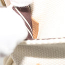 LOUIS VUITTON Antigua Buzas PM Bag Canvas White Brown M40042 LV Auth bs36763-12