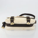 LOUIS VUITTON Antigua Buzas PM Bag Canvas White Brown M40042 LV Auth bs36763-5
