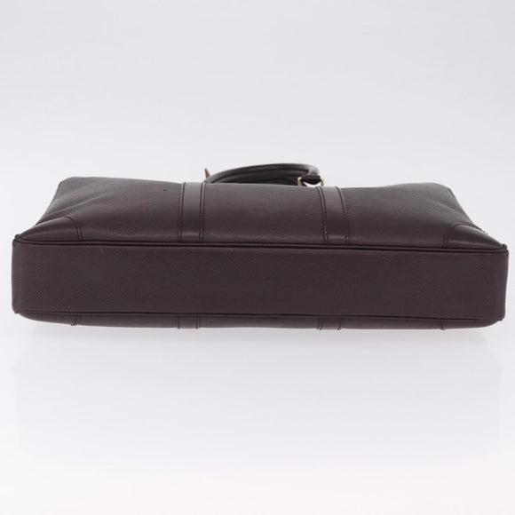 LOUIS VUITTON Taiga Porte Documents Voyage Bag Acajou M30635 LV Auth bs36765