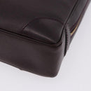 LOUIS VUITTON Taiga Porte Documents Voyage Bag Acajou M30635 LV Auth bs36765-16