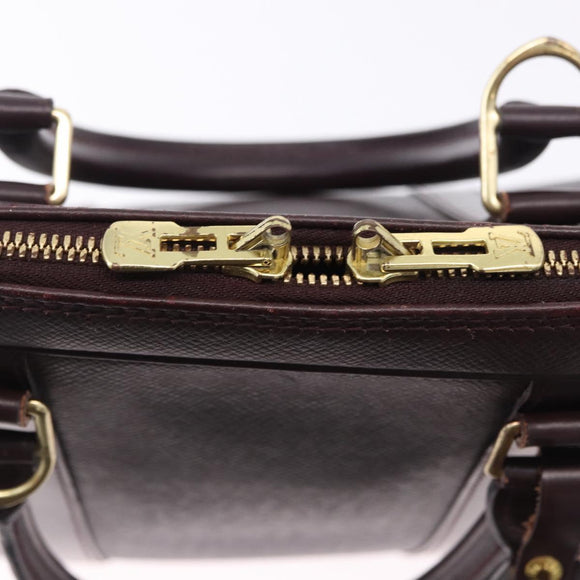 LOUIS VUITTON Taiga Porte Documents Voyage Bag Acajou M30635 LV Auth bs36765