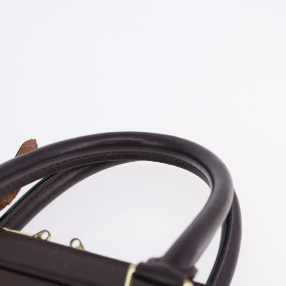 LOUIS VUITTON Taiga Porte Documents Voyage Bag Acajou M30635 LV Auth bs36765