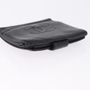 CHANEL New Travel Line Wallet Caviar Skin Leather 2 Set Black CC Auth bs36767-5