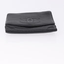 CHANEL New Travel Line Wallet Caviar Skin Leather 2 Set Black CC Auth bs36767-6