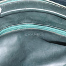 CHANEL Matelasse Chain Shoulder Bag Lamb Skin Black Gold CC Auth bs36768-16