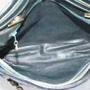 CHANEL Matelasse Chain Shoulder Bag Lamb Skin Black Gold CC Auth bs36768-17