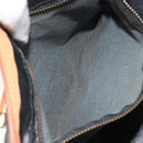 Christian Dior Honeycomb Canvas Hand Bag Nylon Black Gold Auth bs36771-21