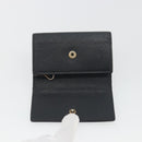 GUCCI GG Marmont Key Case Leather Black Gold 435305 Auth bs36772-18
