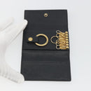 GUCCI GG Marmont Key Case Leather Black Gold 435305 Auth bs36772-8