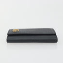 GUCCI GG Marmont Key Case Leather Black Gold 435305 Auth bs36772-3