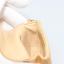 CHANEL Matelasse Charm Lamb Skin Gold Beige CC Auth bs36773-18