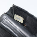 CHANEL COCO Mark Cigarette Case Caviar Skin Black Gold CC Auth bs36774-12