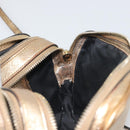 Miu Miu Shoulder Bag Leather Gold Auth bs36779A-22
