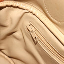 Christian Dior Hand Bag Leather 2way Brown Gold Auth bs36780-20
