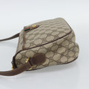 GUCCI GG Supreme Web Sherry Line Bag PVC Beige Gold 89 02 077 Auth bs36781-4