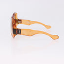 VERSACE Saint Laurent Sunglasses Plastic 2 Set Brown Auth bs36784-14