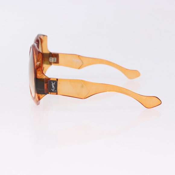 VERSACE Saint Laurent Sunglasses Plastic 2 Set Brown Auth bs36784