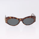 VERSACE Saint Laurent Sunglasses Plastic 2 Set Brown Auth bs36784-2