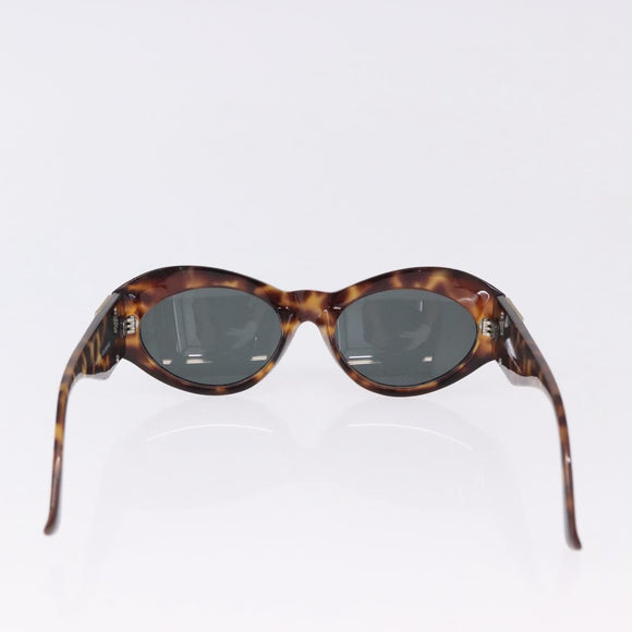VERSACE Saint Laurent Sunglasses Plastic 2 Set Brown Auth bs36784
