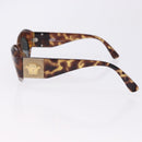 VERSACE Saint Laurent Sunglasses Plastic 2 Set Brown Auth bs36784-6