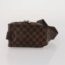 LOUIS VUITTON Damier Ebene Geronimos Shoulder Bag 2 Set N51994 LV Auth bs36785-12