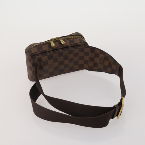 LOUIS VUITTON Damier Ebene Geronimos Shoulder Bag 2 Set N51994 LV Auth bs36785