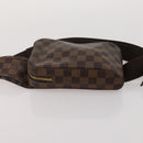 LOUIS VUITTON Damier Ebene Geronimos Shoulder Bag 2 Set N51994 LV Auth bs36785-16