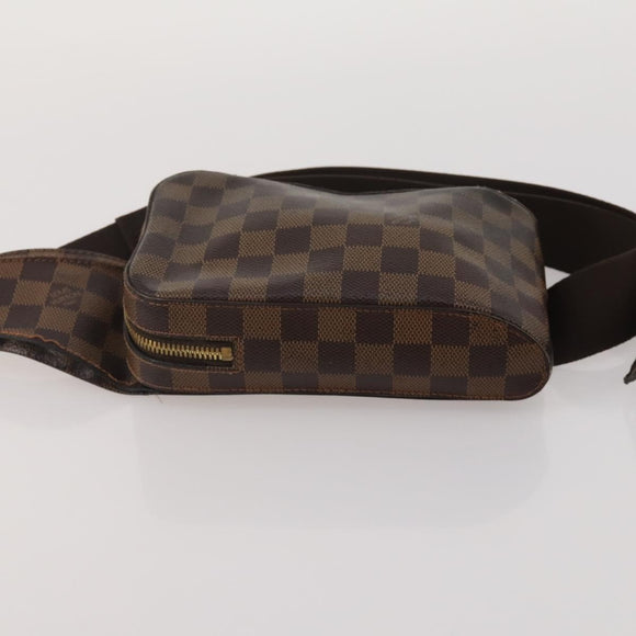 LOUIS VUITTON Damier Ebene Geronimos Shoulder Bag 2 Set N51994 LV Auth bs36785