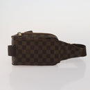 LOUIS VUITTON Damier Ebene Geronimos Shoulder Bag 2 Set N51994 LV Auth bs36785-3
