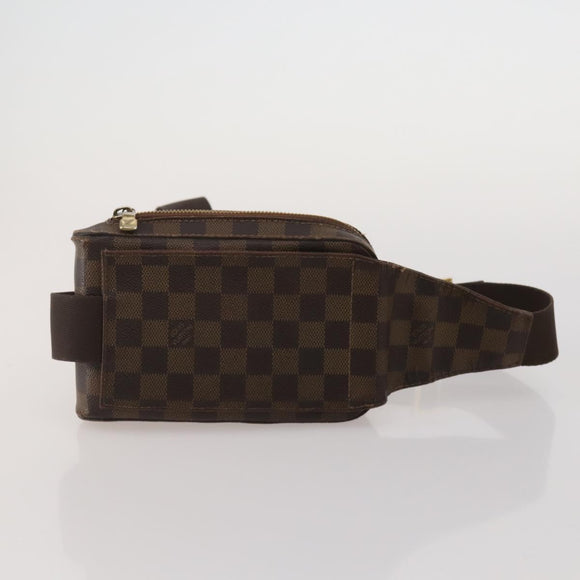 LOUIS VUITTON Damier Ebene Geronimos Shoulder Bag 2 Set N51994 LV Auth bs36785